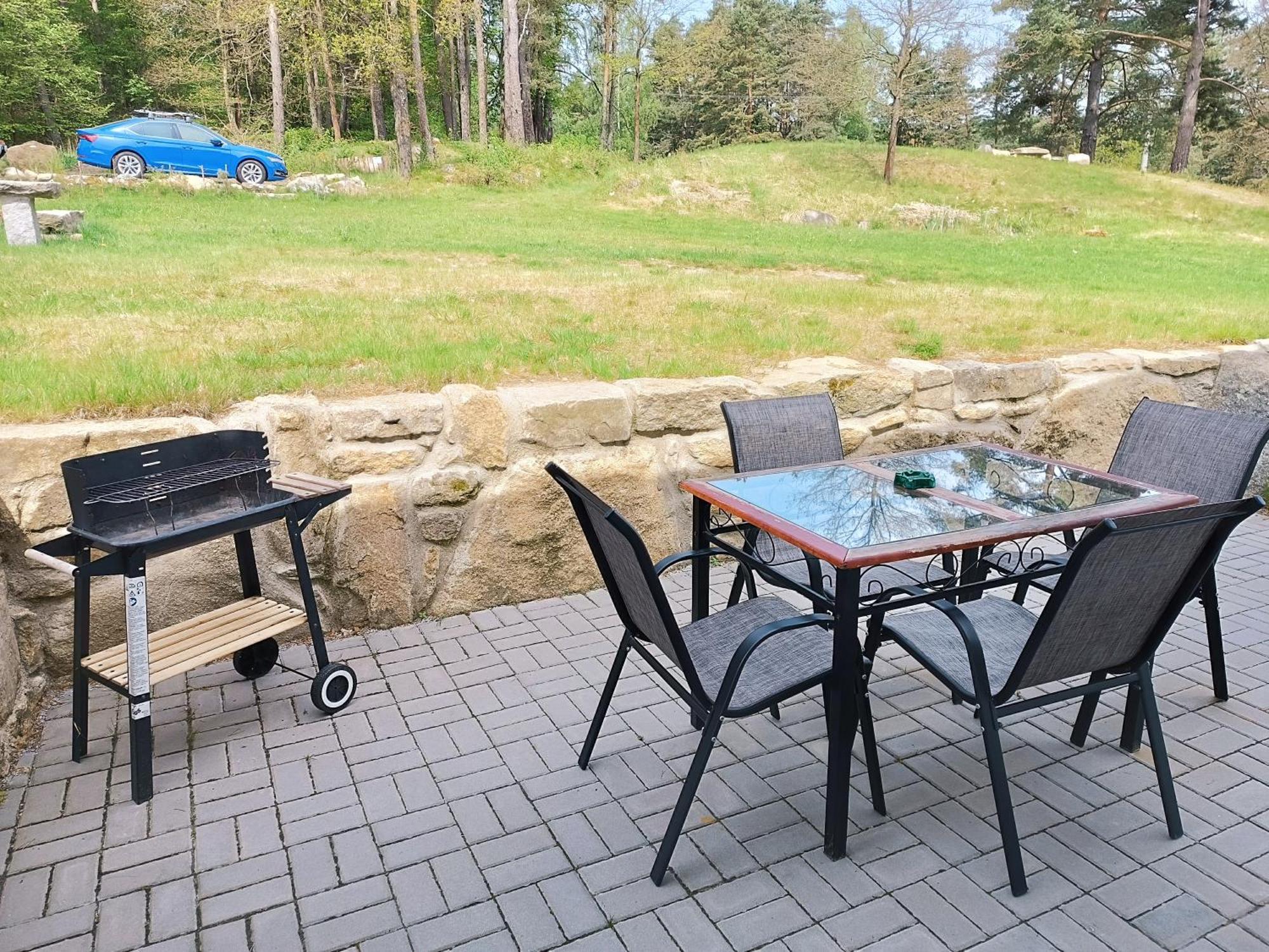 Klidna Lokalita Na Kraji Lesa, Cely Dum S Uschovnu Kol Villa Nová Bystřice Екстериор снимка